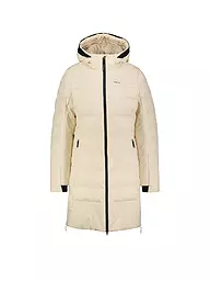 MERU | Damen Wintermantel Esbjerg Hoodie | beige