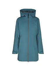 MERU | Damen Wintermantel Nora Hoodie | petrol