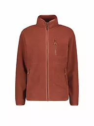 MERU | Herren Fleecejacke Boigny Sherpafleece | kupfer