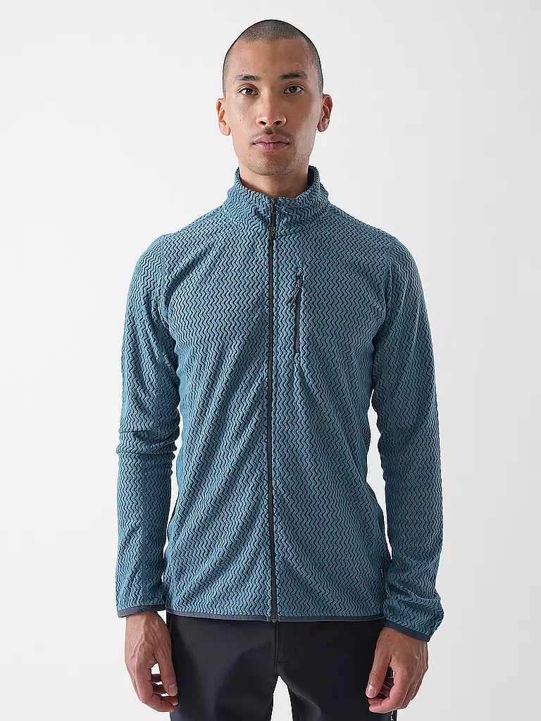 MERU | Herren Fleecejacke Calais Hoodie | petrol
