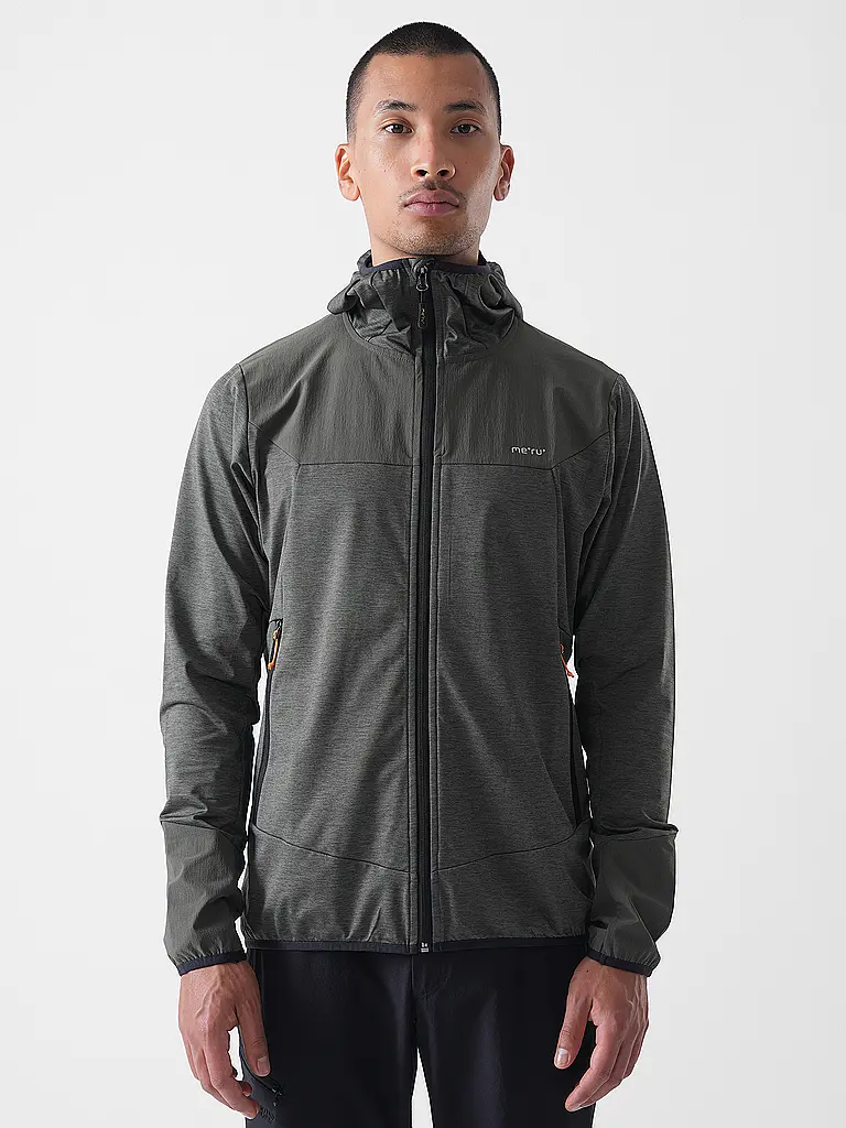 MERU | Herren Fleecejacke Faxe Powerstretch Hoodie | 