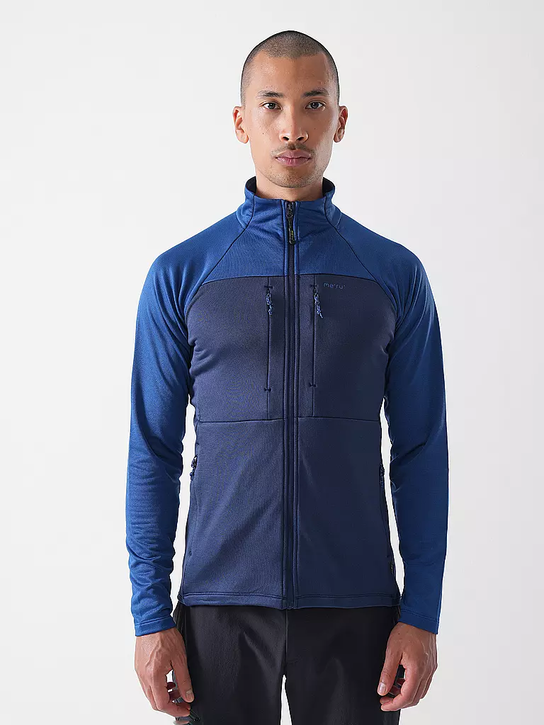 MERU | Herren Fleecejacke Tyonek | dunkelblau
