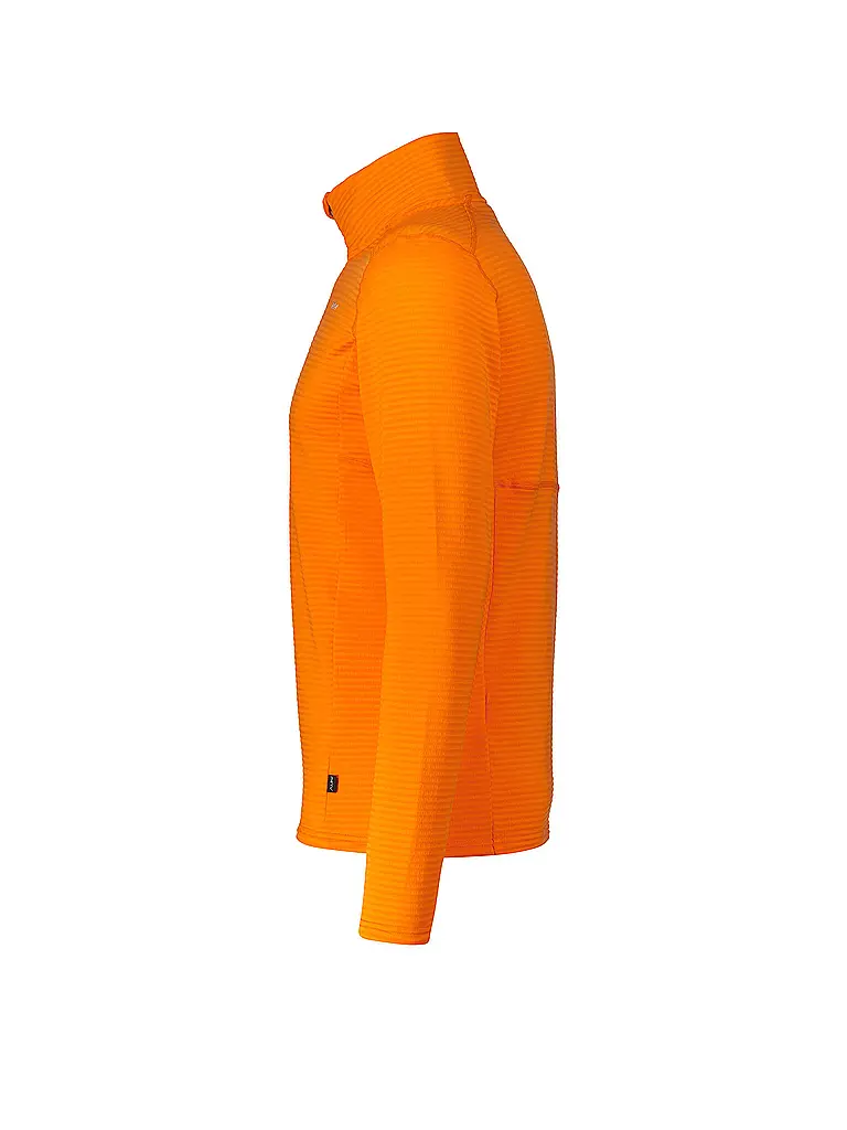 MERU | Herren Funktions Zipshirt Langesund | orange