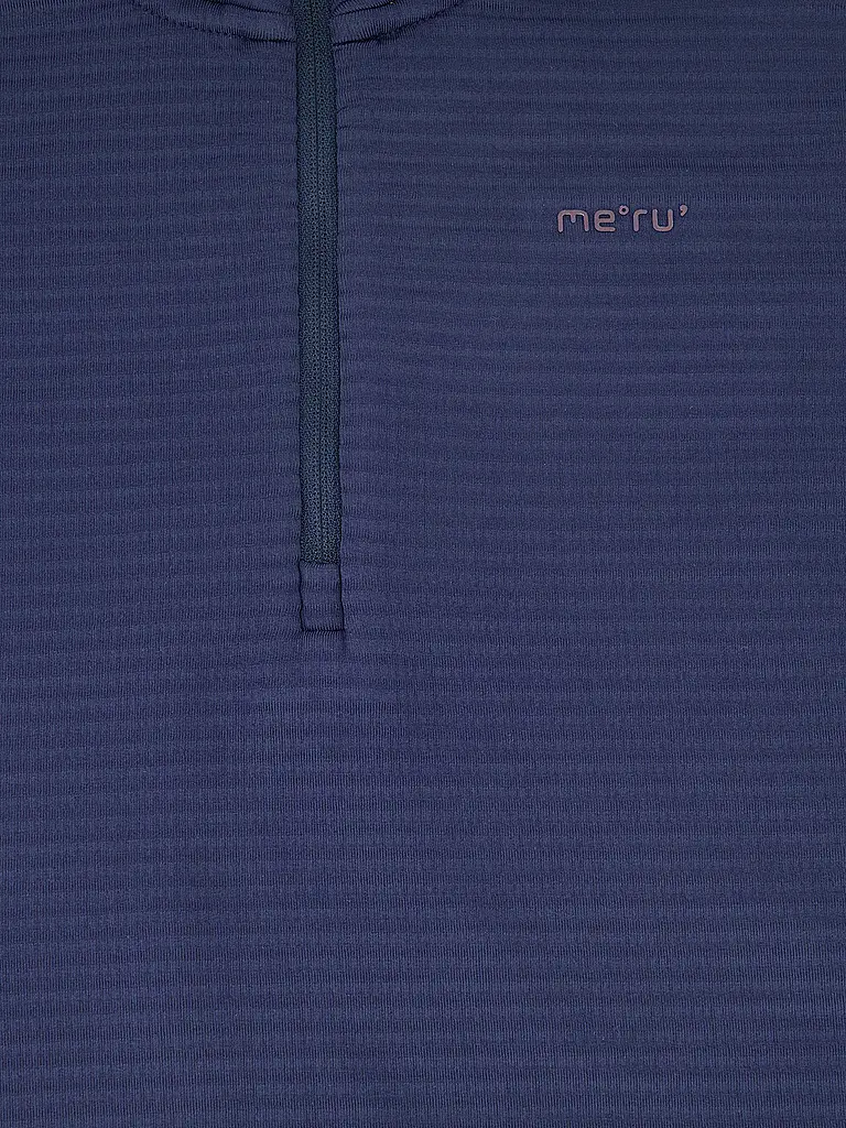 MERU | Herren Funktions Zipshirt Langesund | dunkelblau