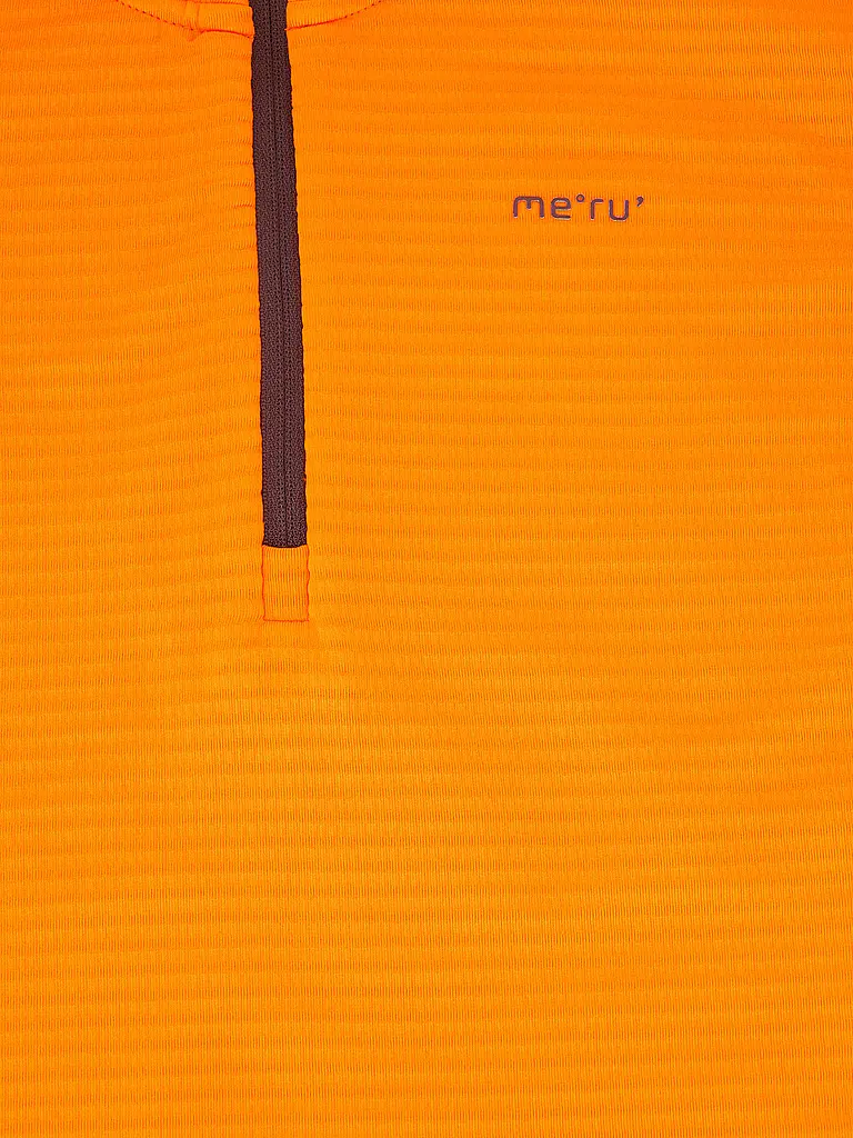 MERU | Herren Funktions Zipshirt Langesund | orange