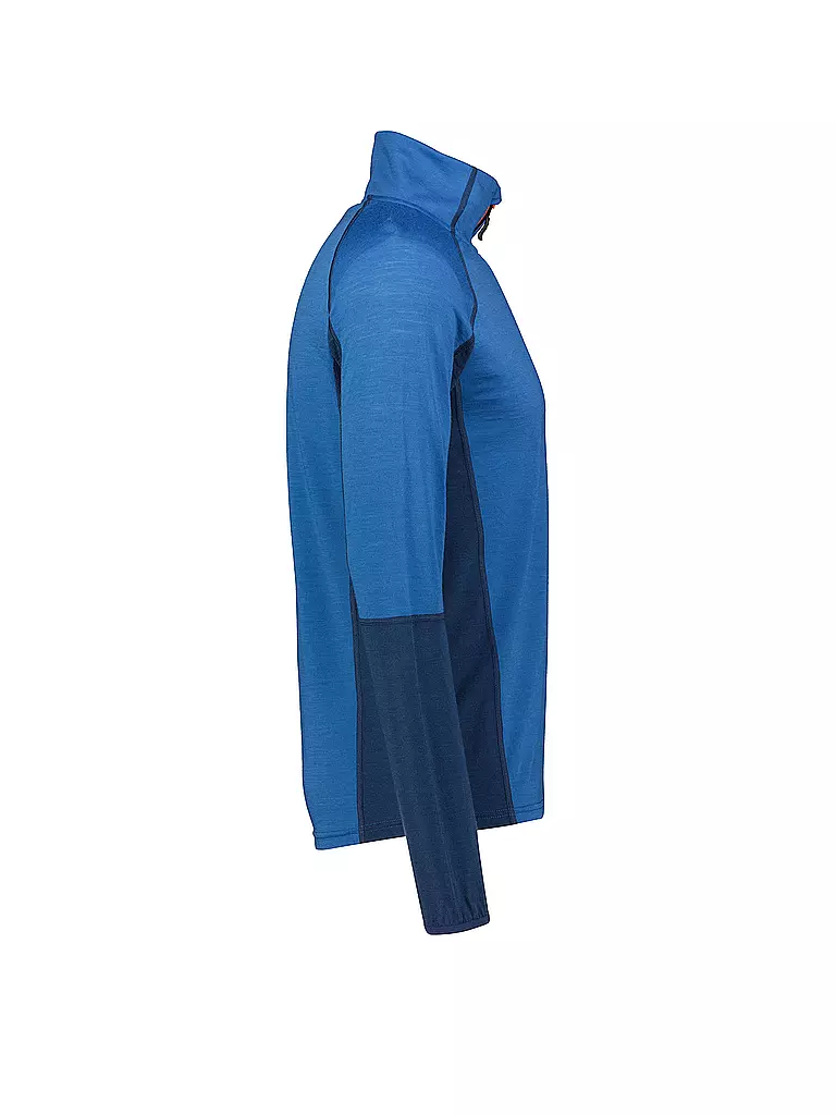 MERU | Herren Funktions Zipshirt Slagelse  | dunkelblau