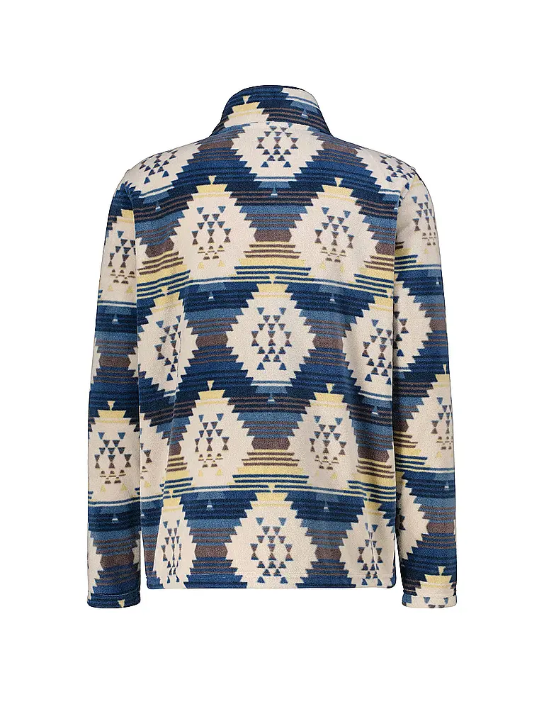 MERU | Herren Funktions Zipshirt Tomar Print | beige