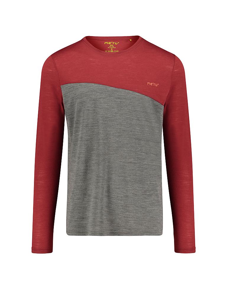 MERU | Herren Funktionsshirt Fauske Merino | rot