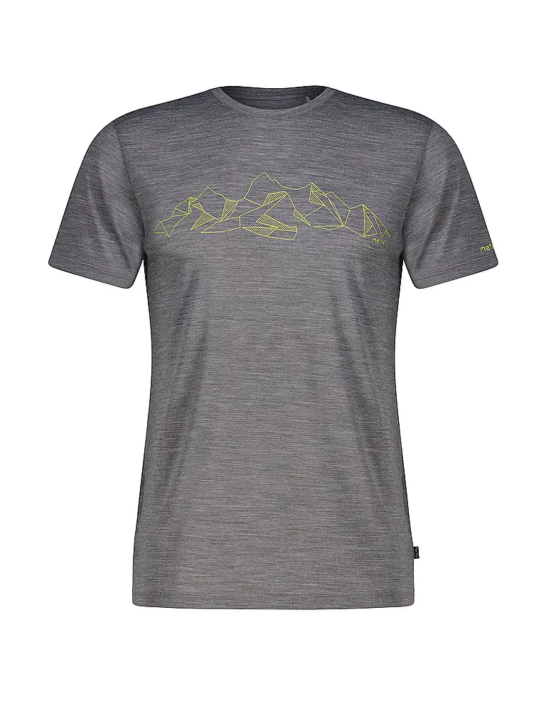 MERU | Herren Funktionsshirt Laholm Woolmix | grau
