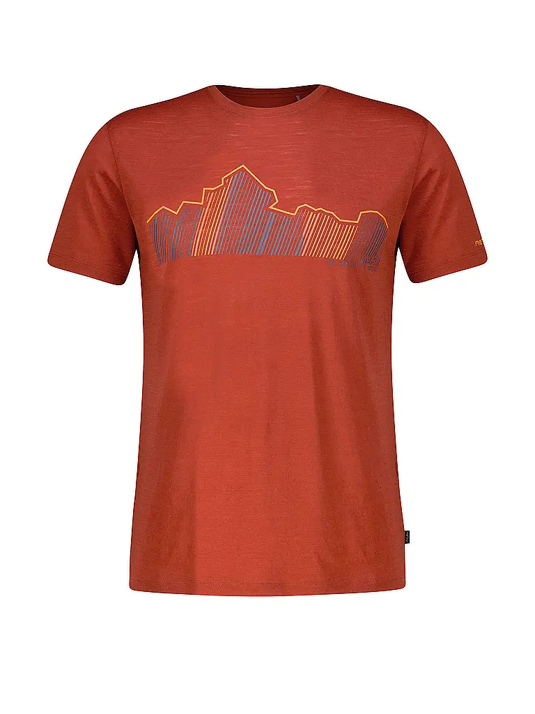 MERU | Herren Funktionsshirt Laholm Woolmix | dunkelrot