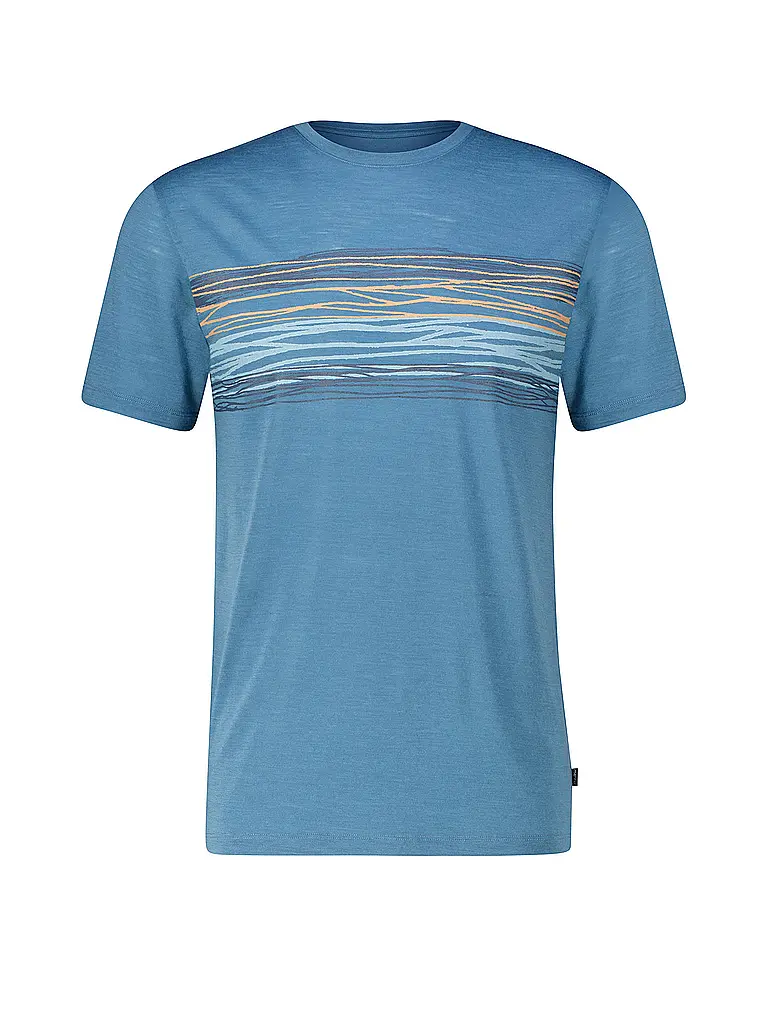 MERU | Herren Funktionsshirt Laholm Woolmix | petrol