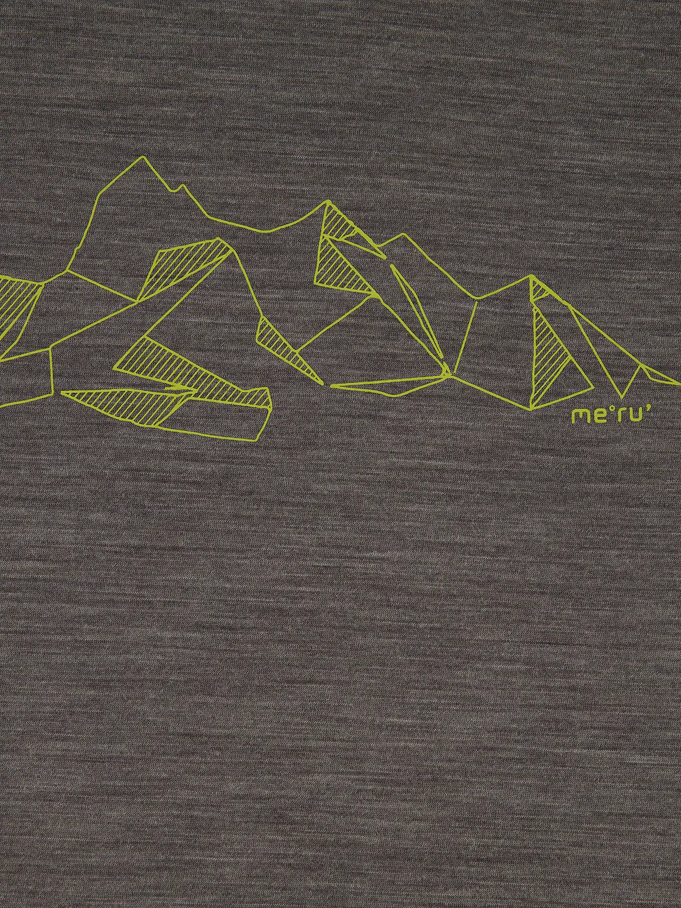MERU | Herren Funktionsshirt Laholm Woolmix | grau