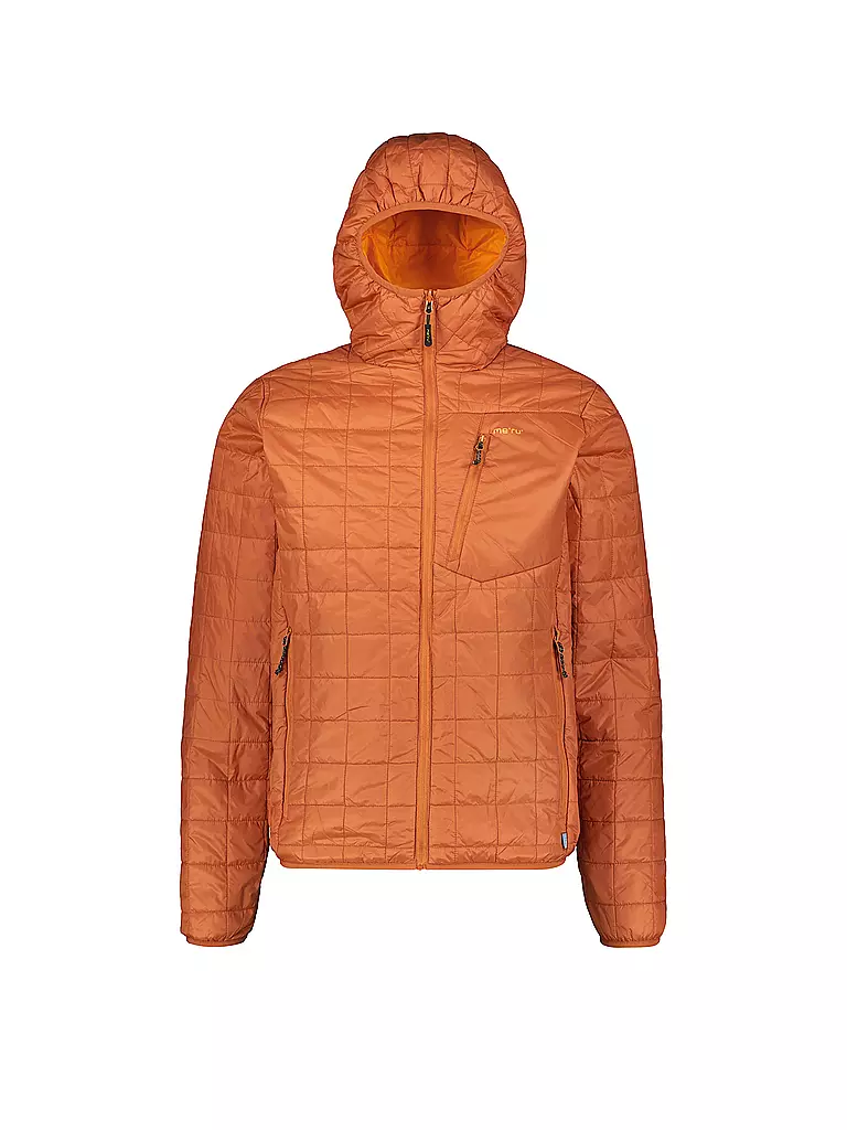 MERU | Herren Isolationsjacke Naknek Hoodie | orange