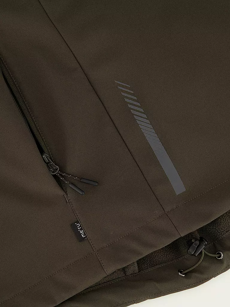 MERU | Herren Softshell Jacke Toulouse Hoodie | dunkelgrün