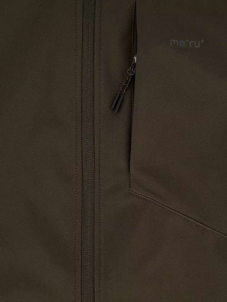 MERU | Herren Softshell Jacke Toulouse Hoodie | dunkelgrün