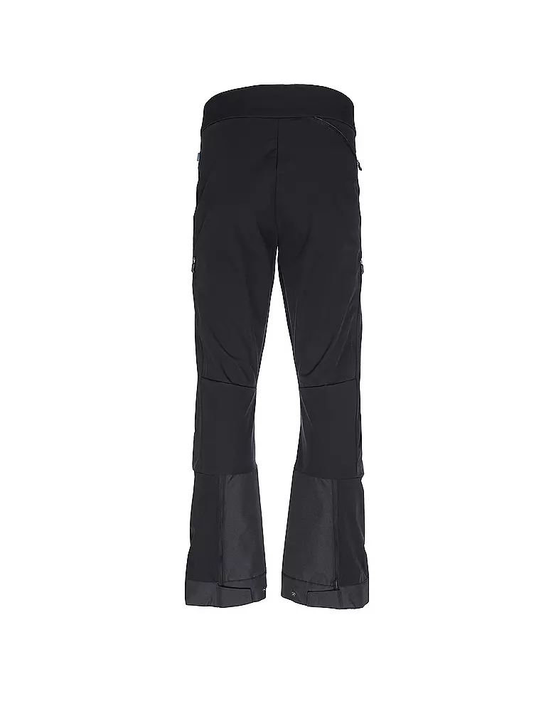 MERU | Herren Softshell Wanderhose Huara Light | schwarz