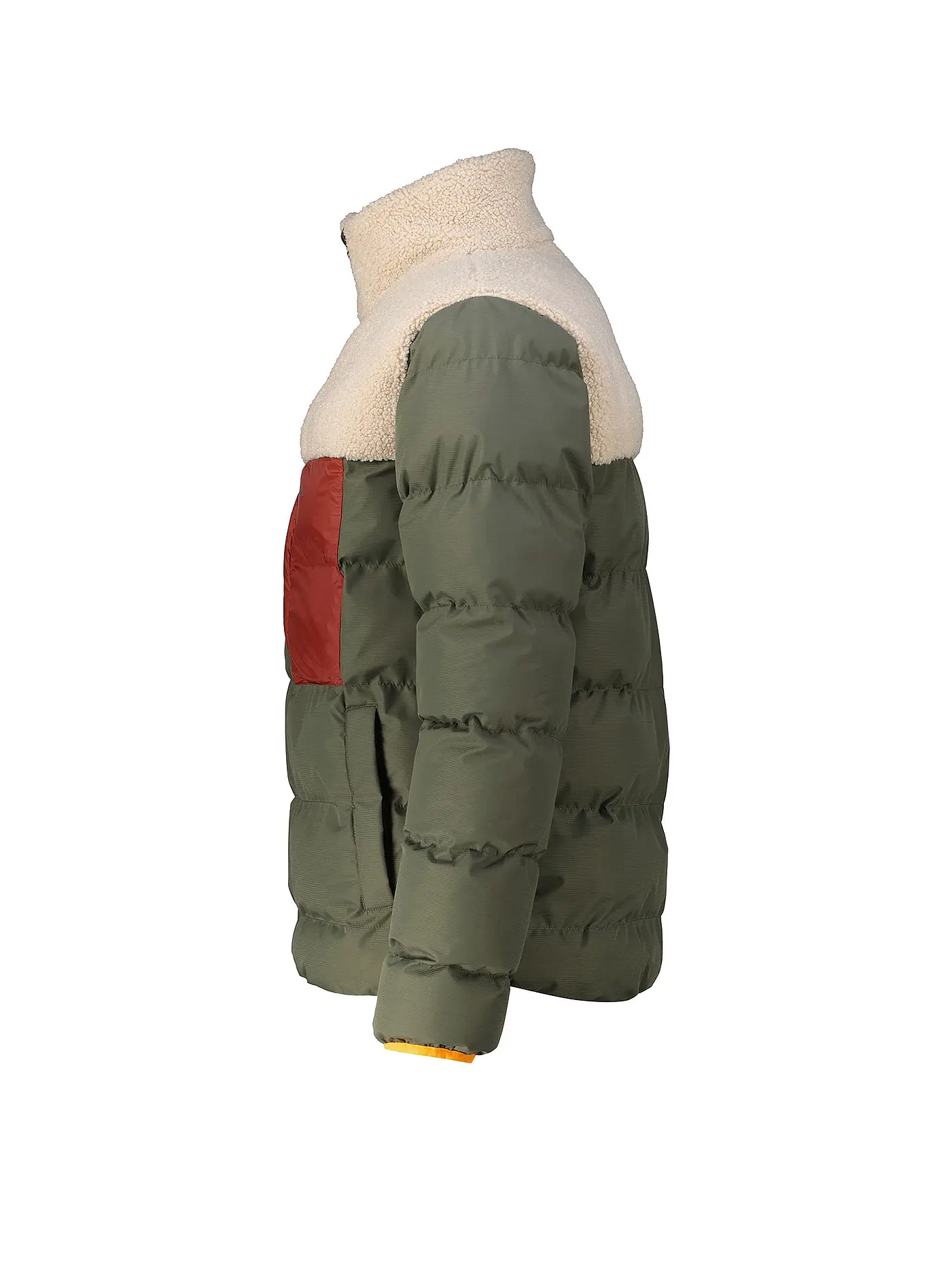 MERU | Herren Winterjacke Roskilde Teddyfleece | olive