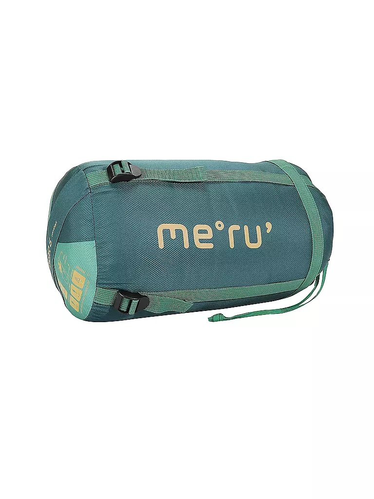 MERU | Kunstfaserschlafsack Isar 6 Comfort 42x21cm 1350g | grün