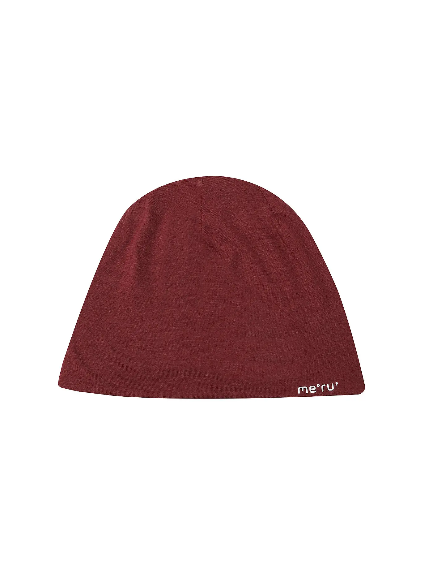 MERU | Mütze Ringsted Wool | dunkelrot