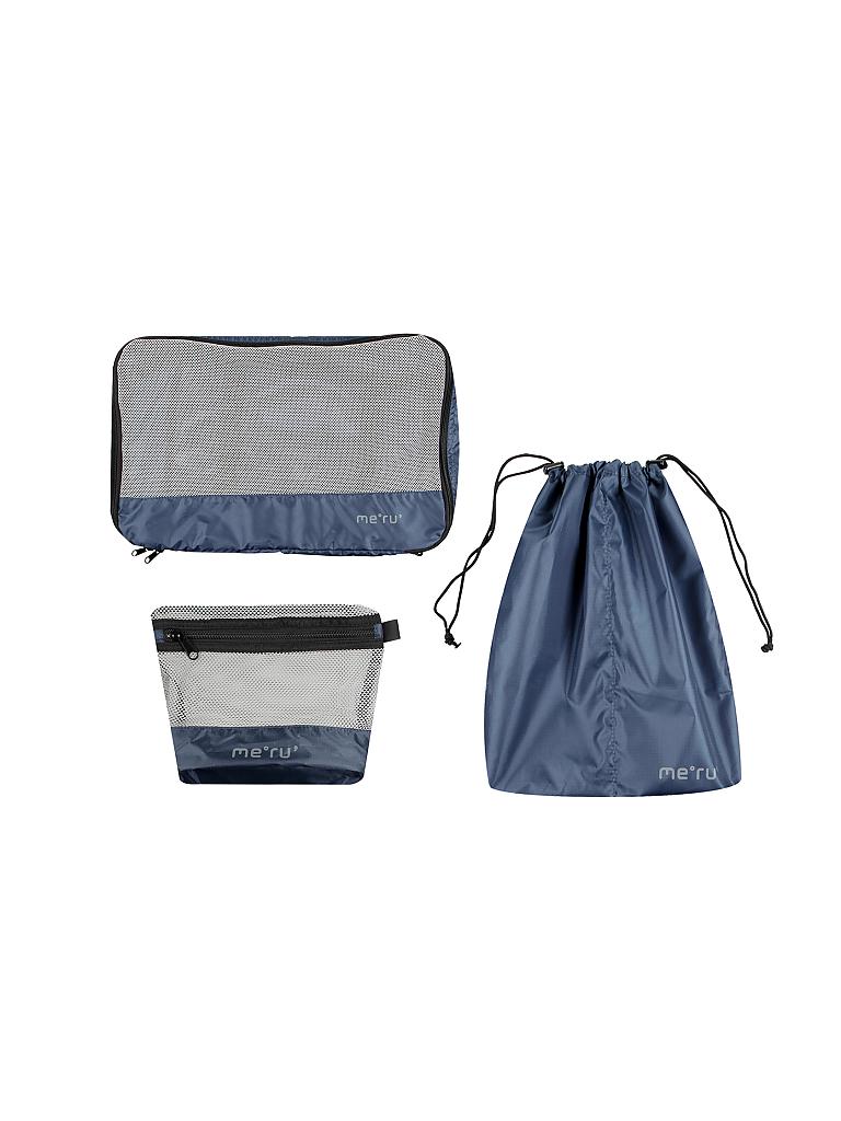 MERU | Travel Stuffbag-Set | blau