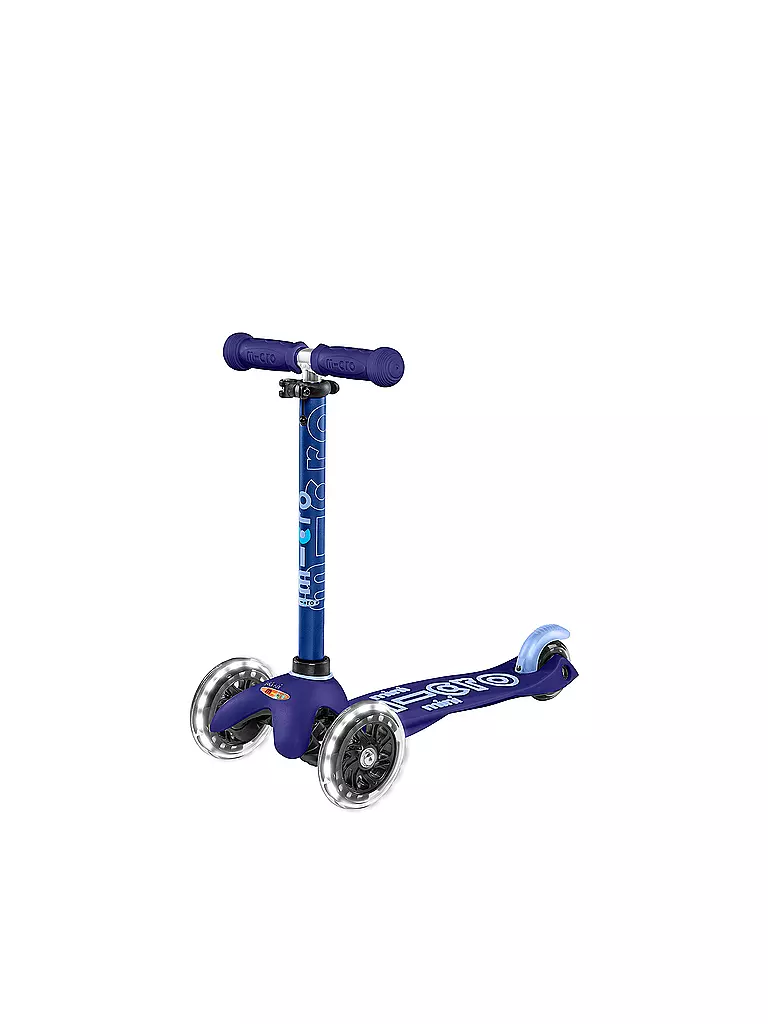 MICRO | Kinder Scooter Mini Micro Deluxe mit LED Rädern | blau