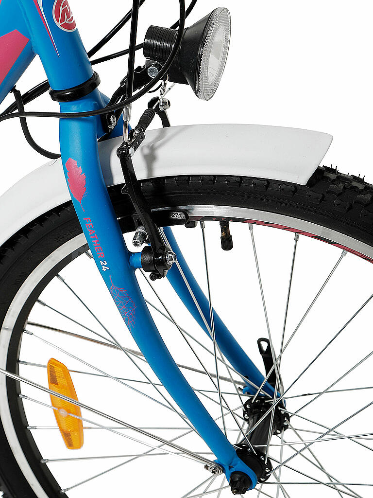 MILES | Jugendfahrrad 24" Feather | blau