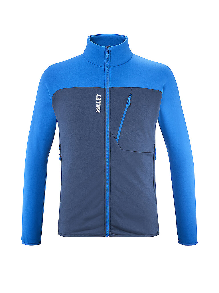 Millet Fleecejacke Raglan Frontzipper 4-Sinne-Stretch Dunkelblau