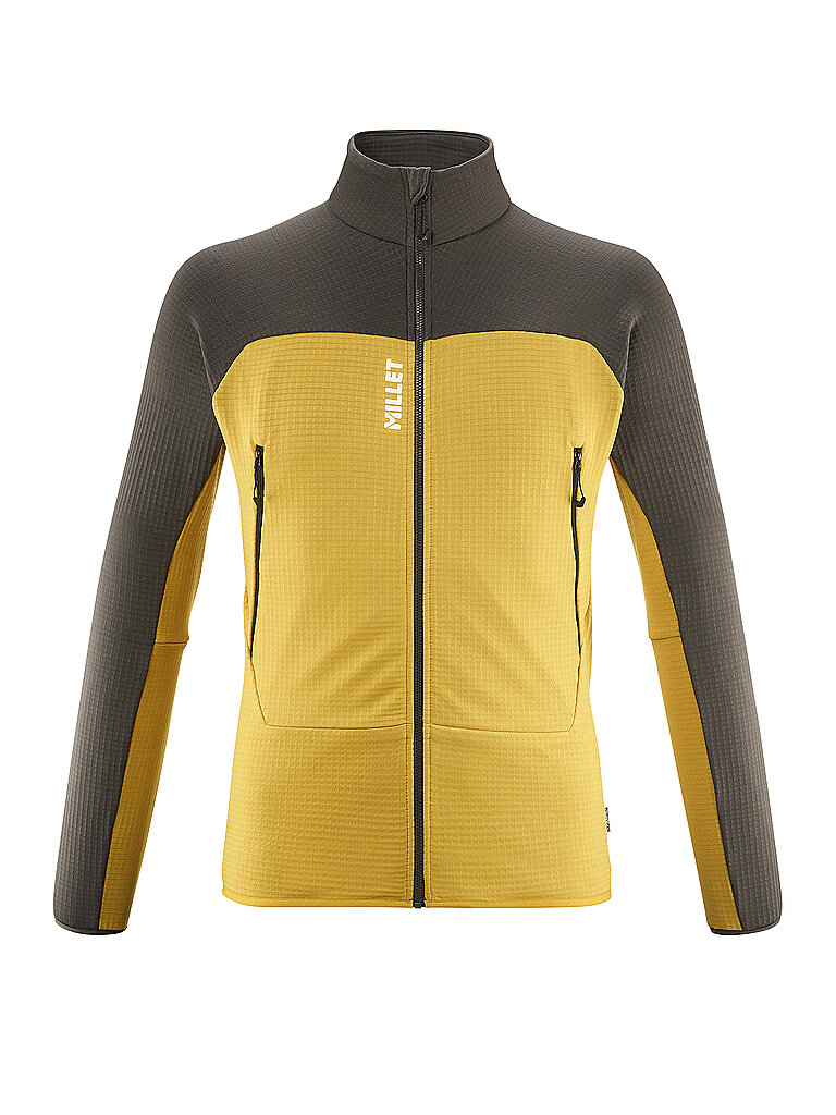 Millet Fleecejacke Fusion Grid Polartec Power Grid Senf