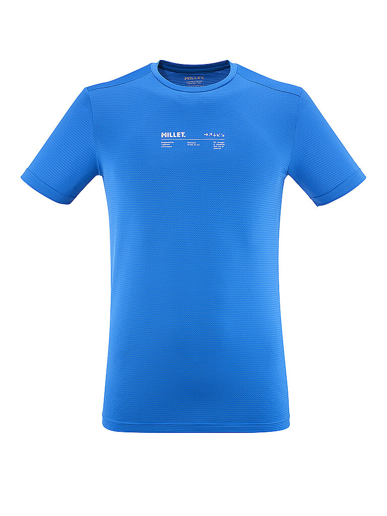 Millet Tourenshirt Schnelltrocknend Polyester Blau