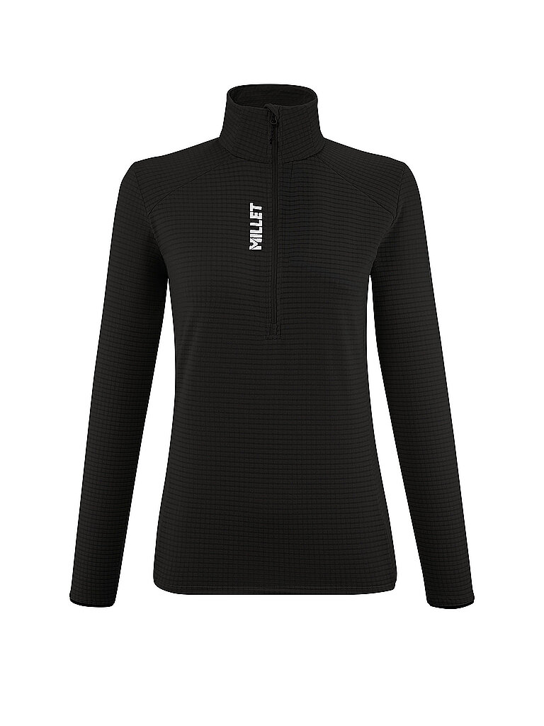 Damen Touren Zipshirt Intense Fleece schwarz S W