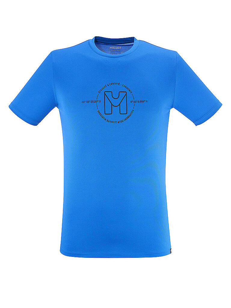 Millet UBIC Light Funktionsshirt Polyester Rundhalsausschnitt Blau
