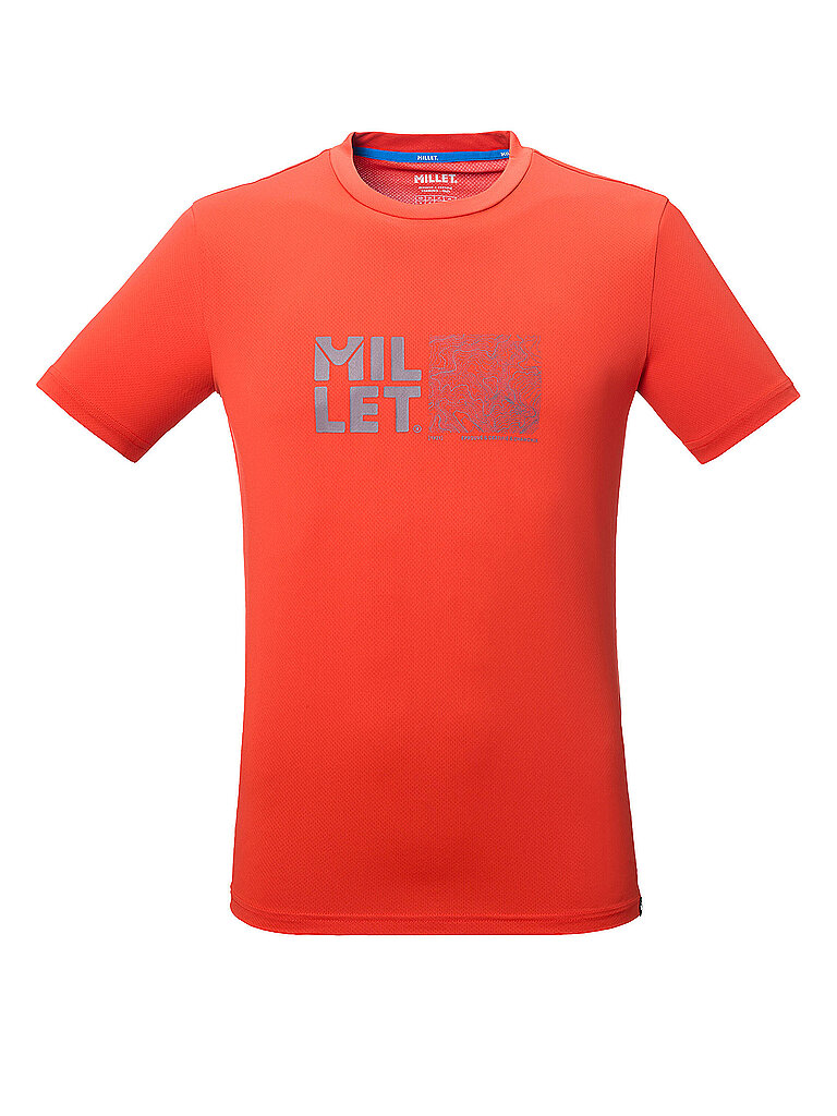 Millet Funktionsshirt UV-Schutz Polyester Rot