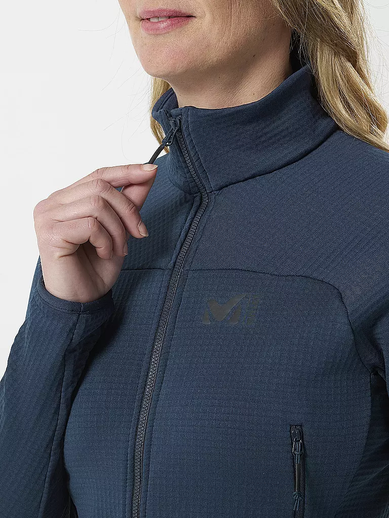 MILLET | Damen Fleecejacke Fusion Grid | dunkelblau