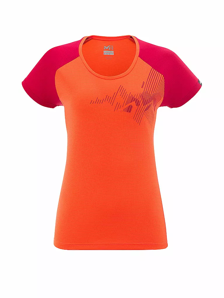 MILLET | Damen Funktionsshirt Asym | orange