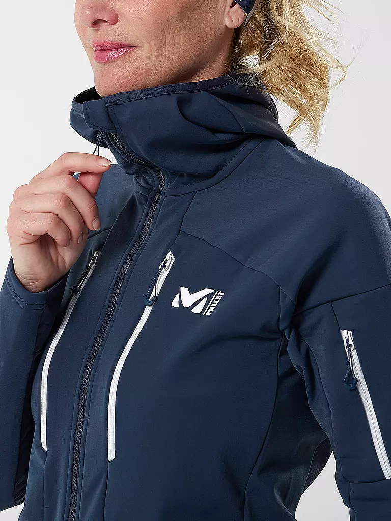 MILLET | Damen Skitourenjacke Pierra Ment Fleece | dunkelblau