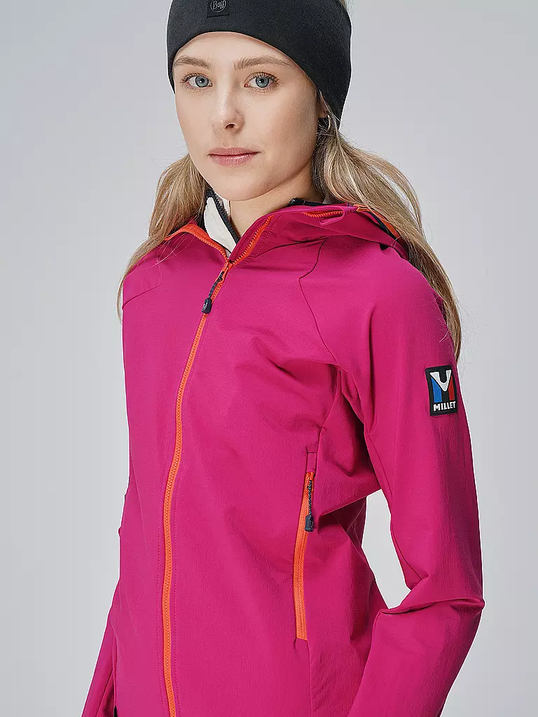 MILLET | Damen Softshelljacke Trilogy Cordura Hoodie | pink