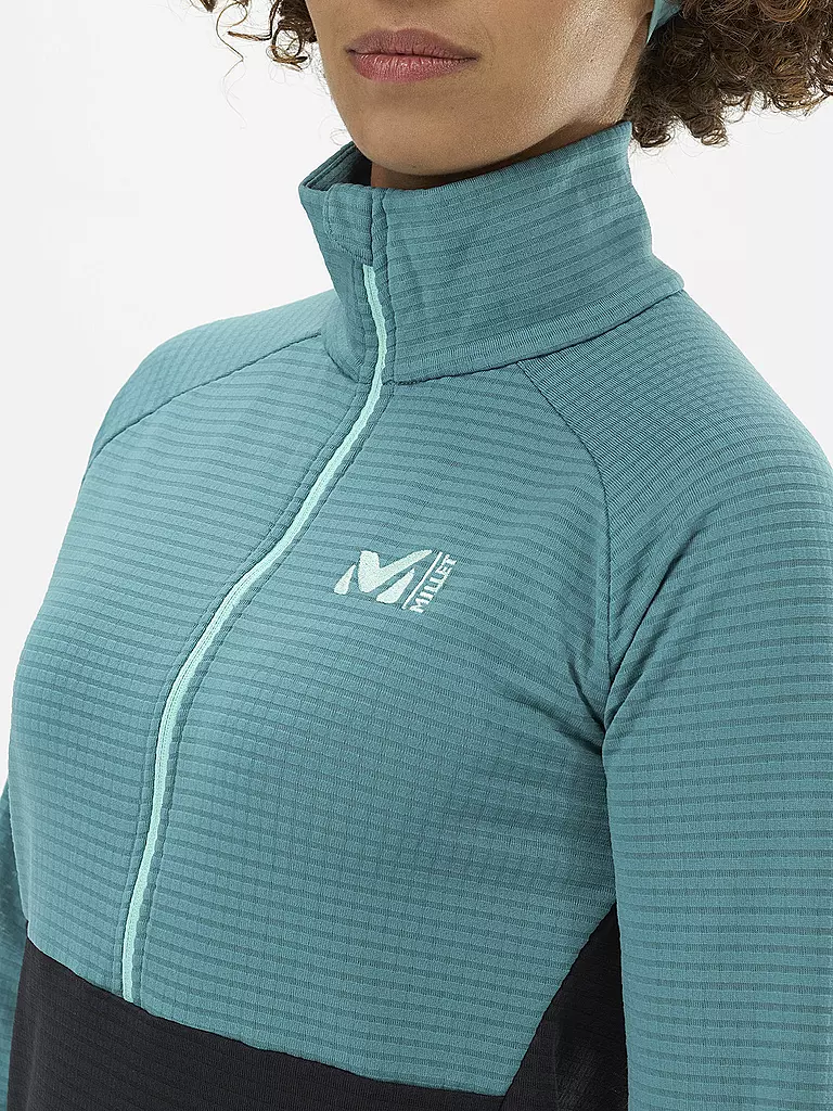 MILLET | Damen Touren Zipshirt Intense Fleece | petrol