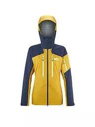 MILLET | Damen Tourenjacke WHITE 3L Hoodie  | senf