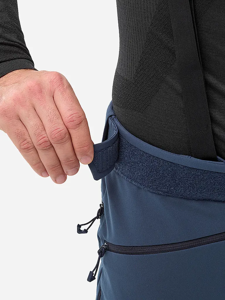 MILLET | Herren Softshell Tourenhose Kamet Shield mit Träger | dunkelblau