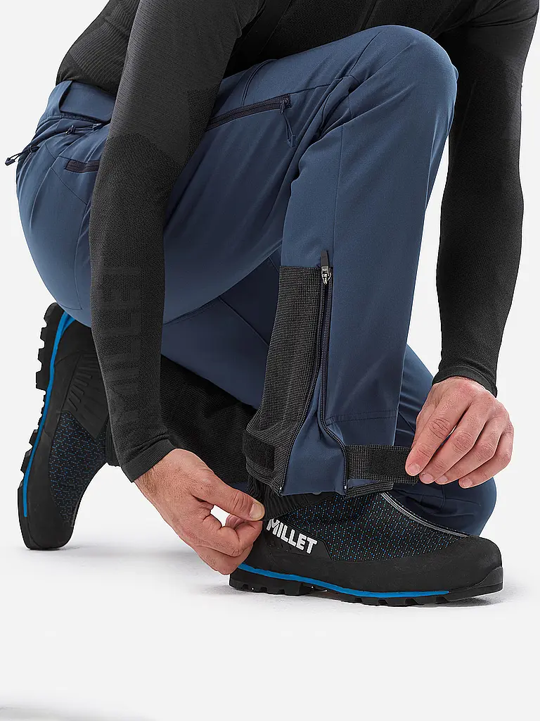 MILLET | Herren Softshell Tourenhose Kamet Shield mit Träger | dunkelblau