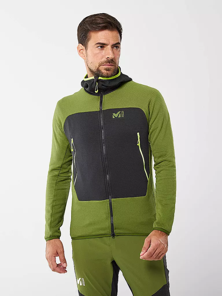 MILLET | Herren Touren Fleecejacke Fusion Grid Hoddie | olive