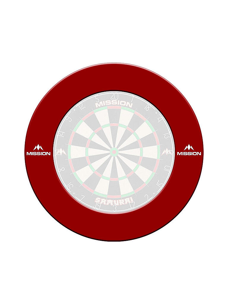 MISSION | Dartboardring / Dartboard Surrounds - Pro - Heavy Duty | rot