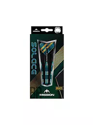 MISSION | Steeldart-Pfeile Solace M2 Brass 23g | blau