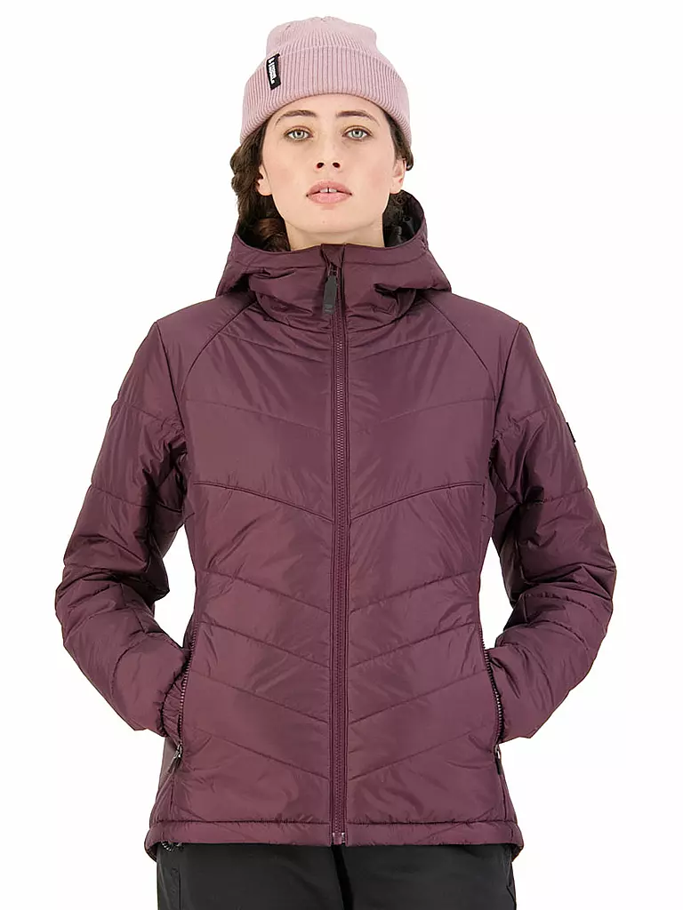 MONS ROYALE | Damen Isojacke Nordkette Wool Insulation | lila