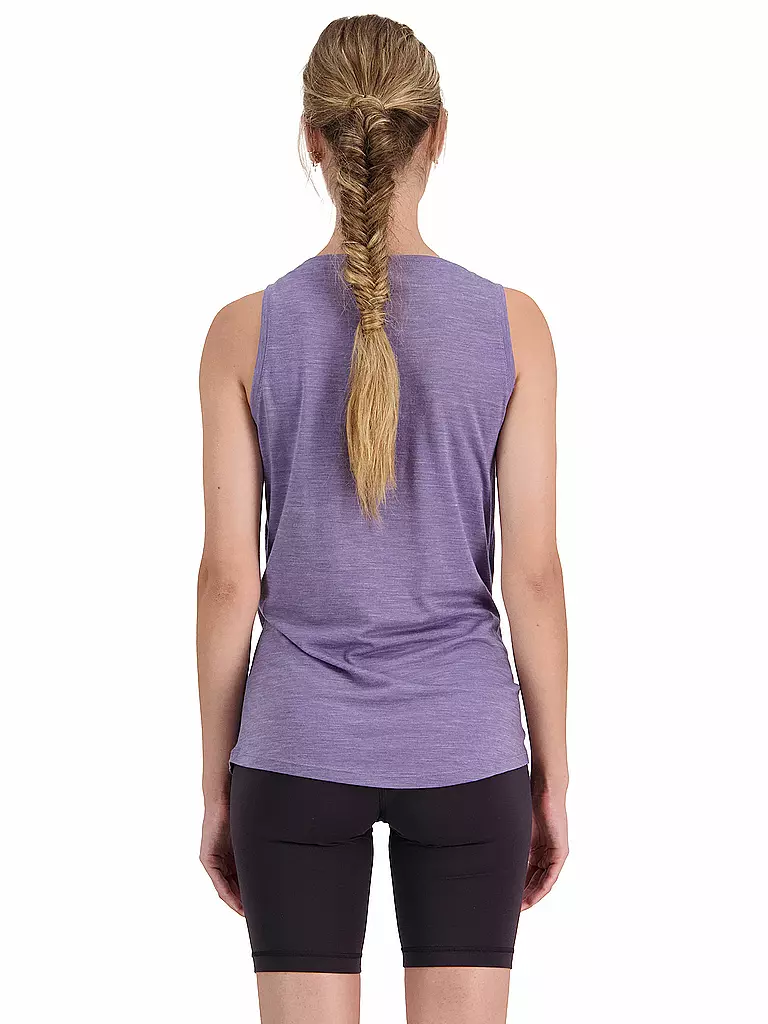 MONS ROYALE | Damen Rad Tanktop Zephyr Merino Cool | lila