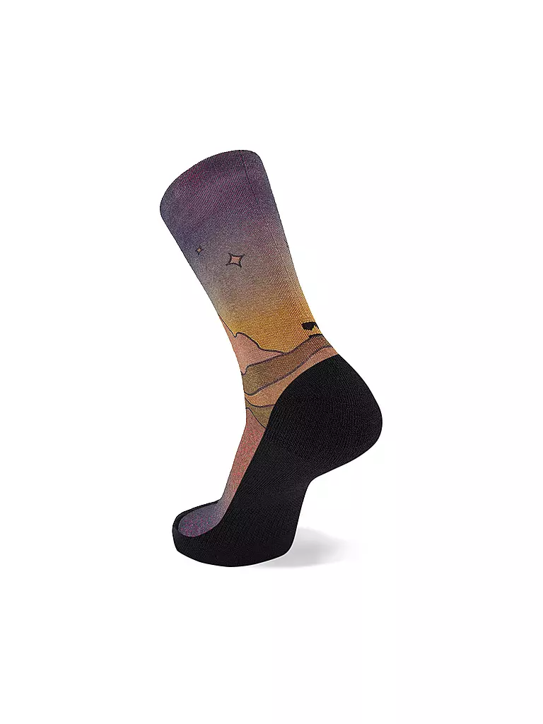 MONS ROYALE | Damen Radsocken Atlas Merino Crew Digital | camel