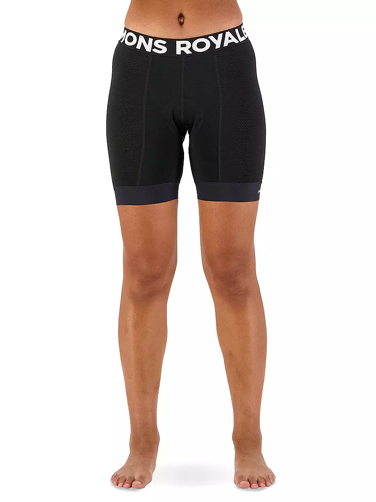 MONS ROYALE | Damen Radunterhose Epic Merino Shift | schwarz