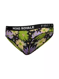 MONS ROYALE | Damen Slip Folo Floral | olive