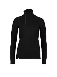 MONS ROYALE | Damen Unterzieh Zipshirt Olympus | schwarz