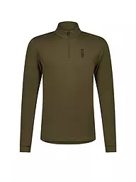 MONS ROYALE | Herren Funktions Zipshirt Cascade Maerino Flex 200 | olive